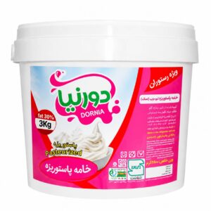 خامه پاستوریزه 3 کیلویی دورنیا